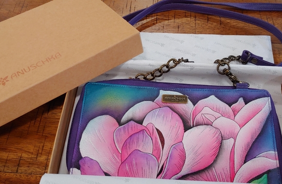 Anuschka Women's Multicolor Floral Bag - Picture 2 of 3